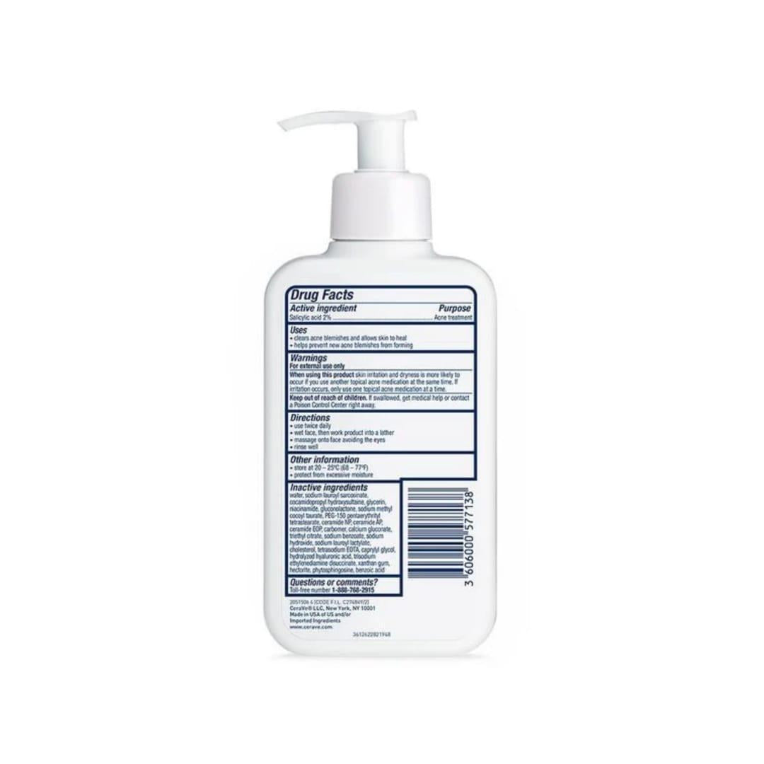 Cerave Acne Control Facial Cleanser, 237 ML