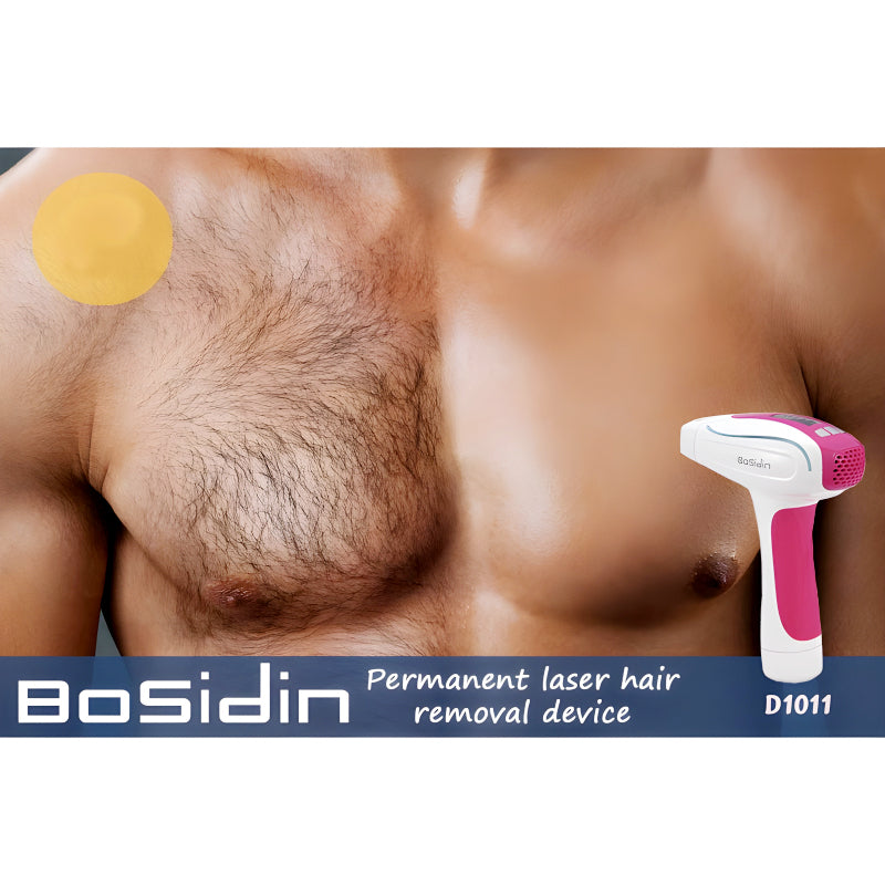 Bosidin D1011 IPL Laser Hair Removal Kit For Body, Face, And Bikini – Home Use Permanent Hair Removal Device For Men And Women