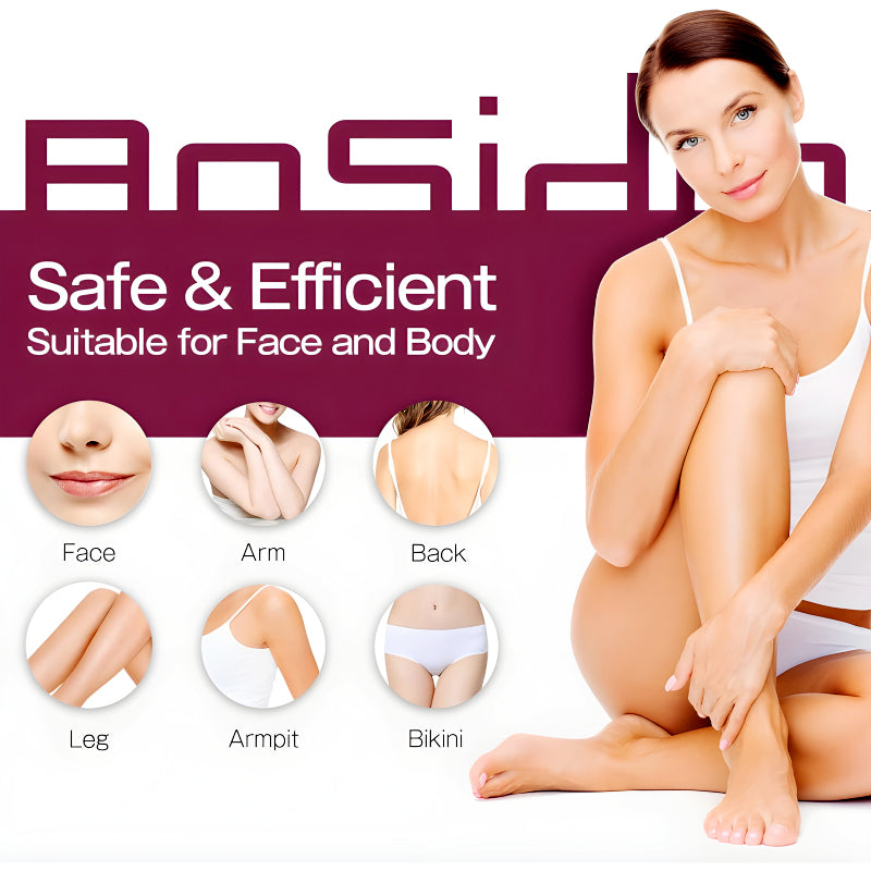 Bosidin D1011 IPL Laser Hair Removal Kit For Body, Face, And Bikini – Home Use Permanent Hair Removal Device For Men And Women