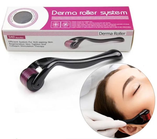 Derma Roller System Dsr 540 Micro Needles Derma Roller 0.2/0.25/0.3/0.5 Mm Titanium Mezoroller Microneedle For Facial Skin Care Hair-loss Treatment Tool