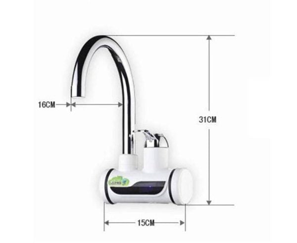 Electric Hot Water Heater Faucet Kitchen Instant Heating Tap Water (Without Shower)