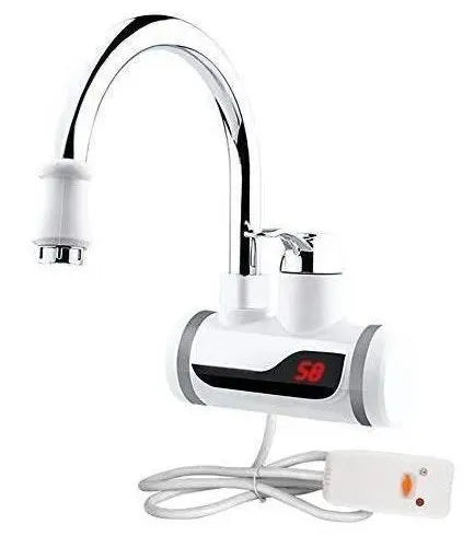 Electric Hot Water Heater Faucet Kitchen Instant Heating Tap Water (Without Shower)