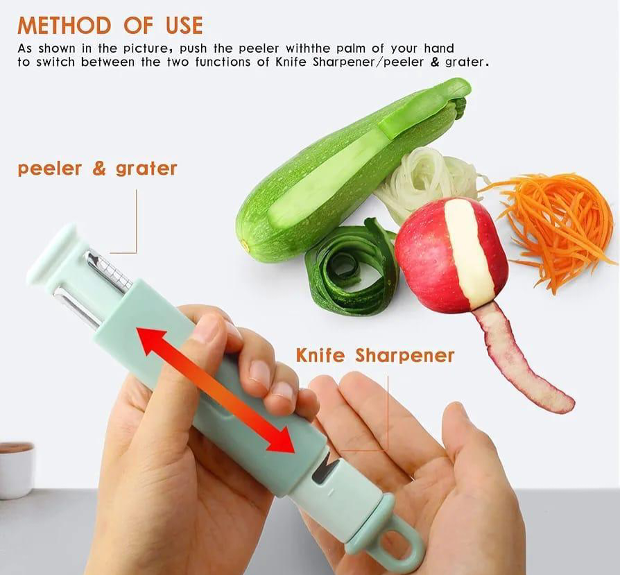 Vegetable Peeler & Knife Sharpener